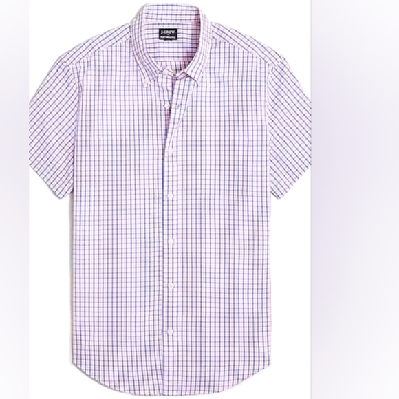 J. Crew Short-Sleeve Flex Performance Shirt New Size Medium - Picture 2 of 4